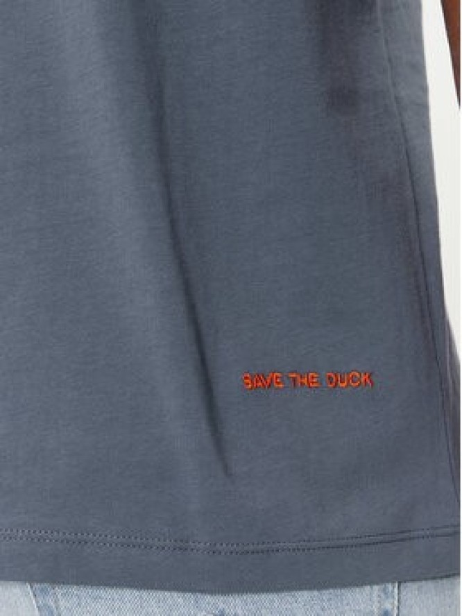 Save The Duck T-Shirt DT1194M BESY18 Niebieski Regular Fit