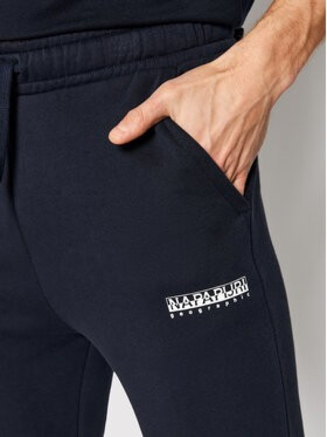 Napapijri Spodnie dresowe M-Box 1 NP0A4GBL Granatowy Regular Fit