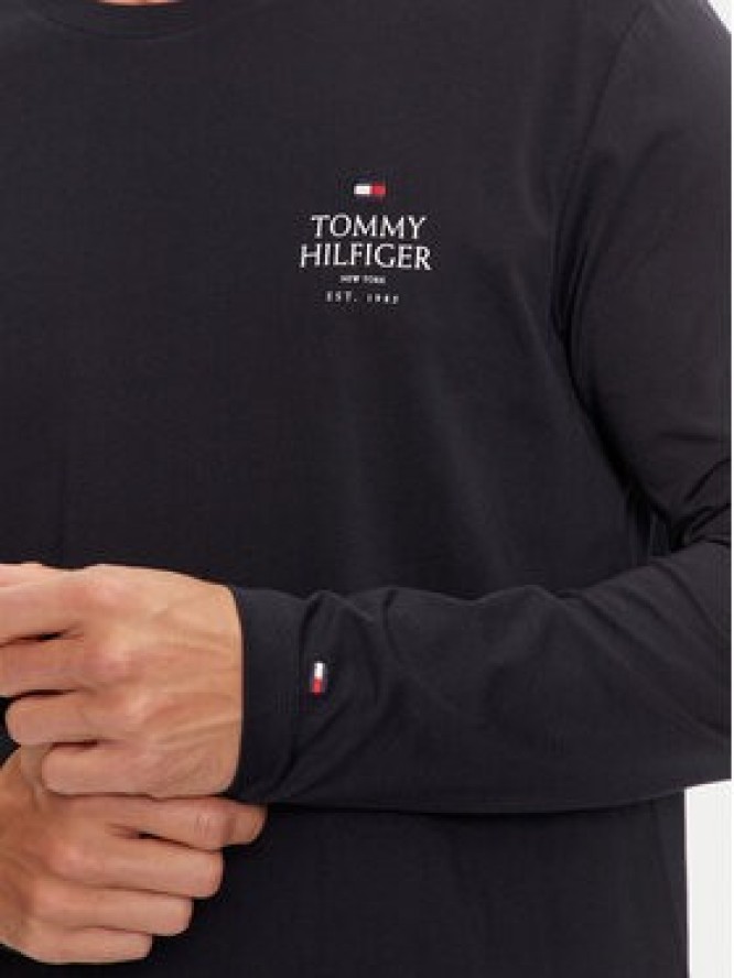 Tommy Hilfiger Longsleeve MW0MW36501 Granatowy Regular Fit