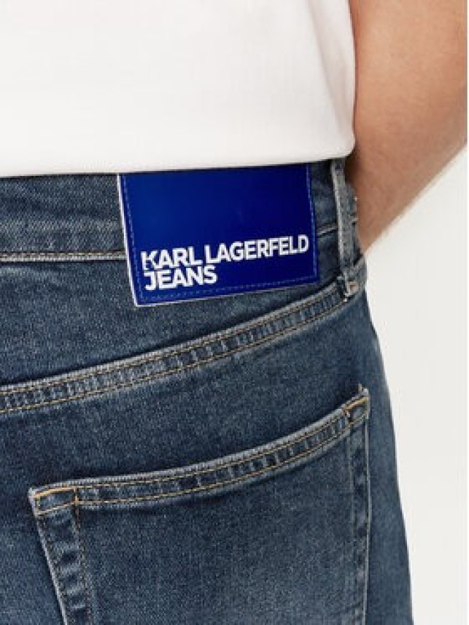 Karl Lagerfeld Jeans Jeansy 246D1103 Granatowy Slim Fit