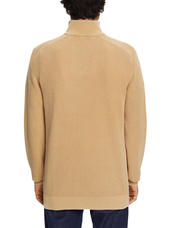 ESPRIT Sweter w kolorze beżowym rozmiar: S