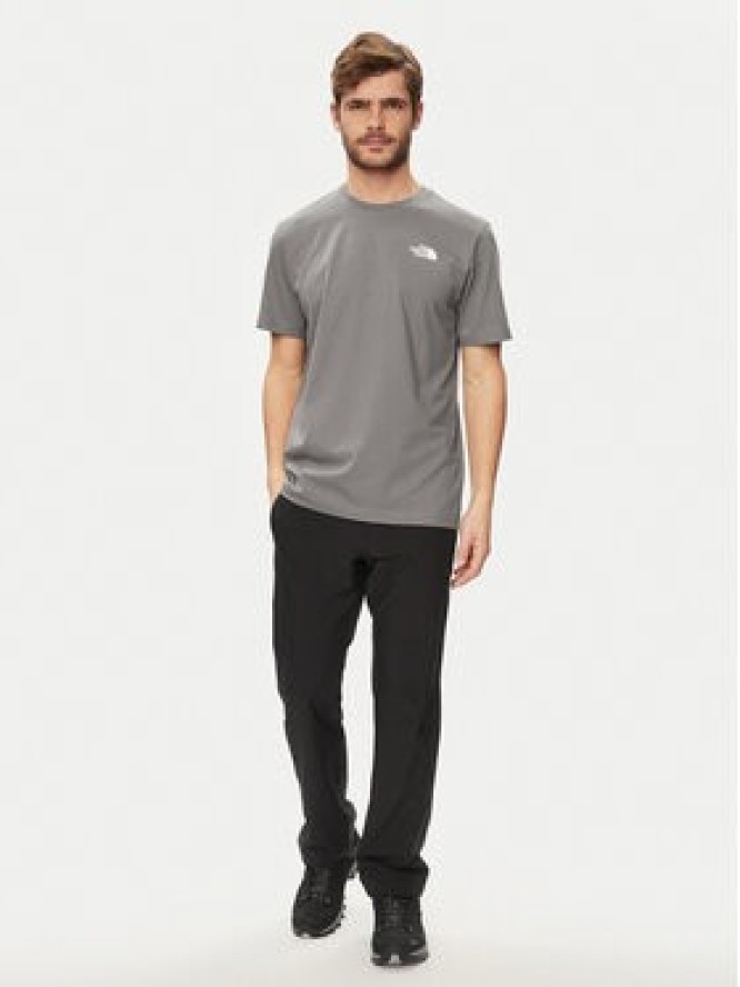 The North Face T-Shirt Redbox NF0A87NP Szary Regular Fit