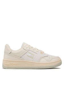 Tommy Jeans Sneakersy Basket Cupsole EM0EM01194 Écru