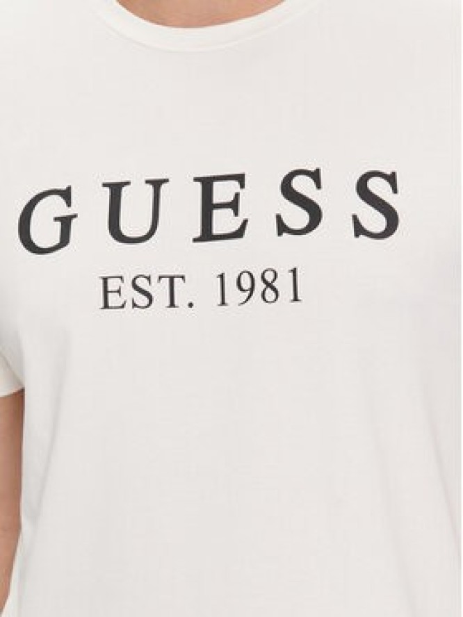 Guess T-Shirt U4RI22 K6YW0 Biały Regular Fit