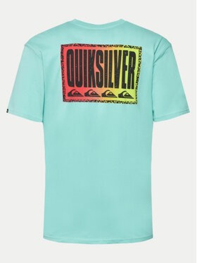 Quiksilver T-Shirt Long Fade EQYZT07670 Niebieski Regular Fit