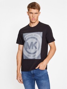 Michael Kors T-Shirt 6F36G10091 Czarny Regular Fit