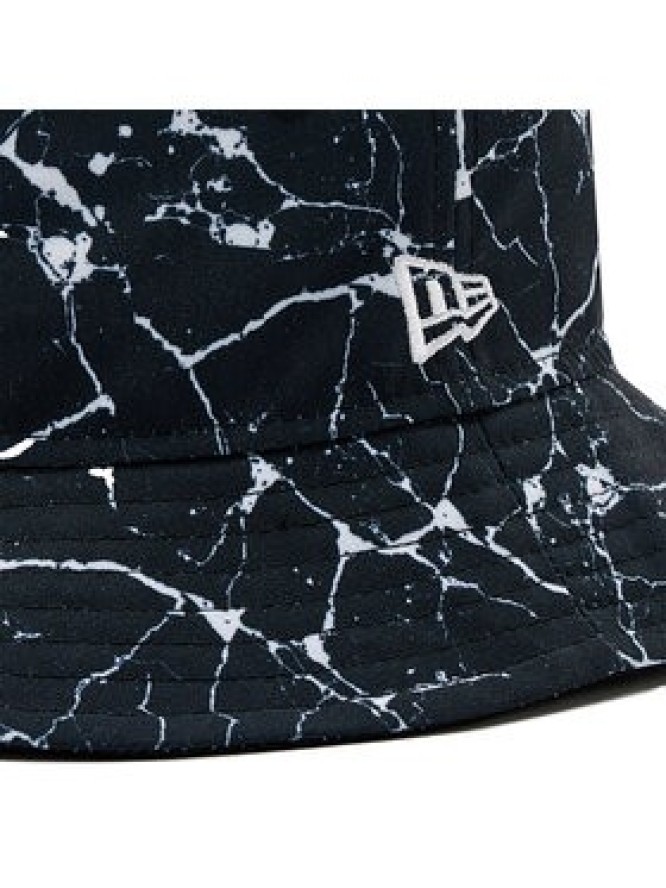 New Era Kapelusz Marble Print Bucket Hat 60285236 Czarny