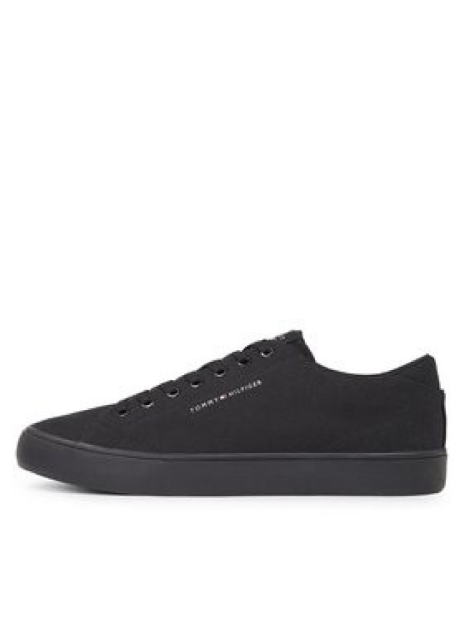 Tommy Hilfiger Tenisówki Th Hi Vulc Low Canvas FM0FM04882 Czarny