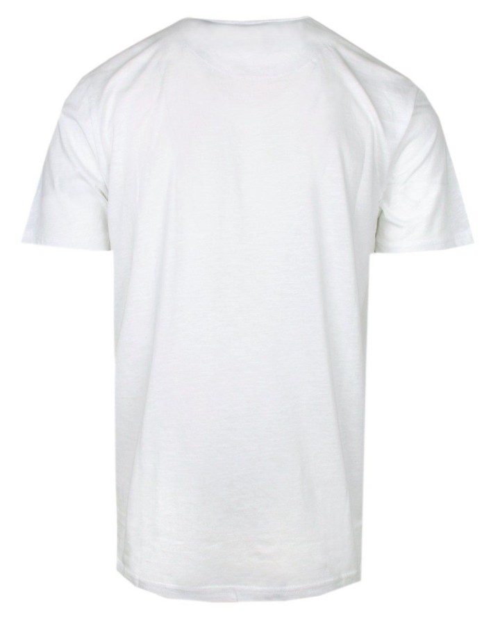 Męski T-Shirt (Koszulka) - Brave Soul - Biały z Kieszonką
