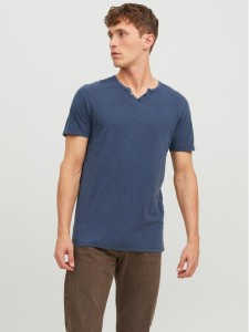 Jack&Jones T-Shirt Split 12164972 Granatowy Standard Fit