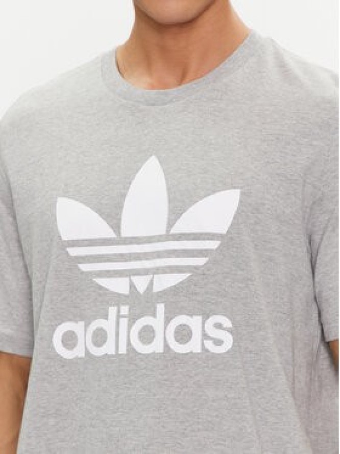 adidas T-Shirt Adicolor Classics Trefoil T-Shirt IA4817 Szary Regular Fit