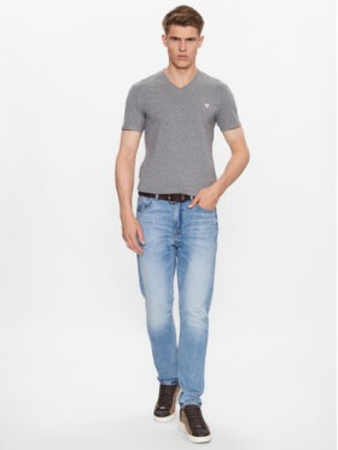 Guess T-Shirt M2YI32 J1314 Szary Slim Fit