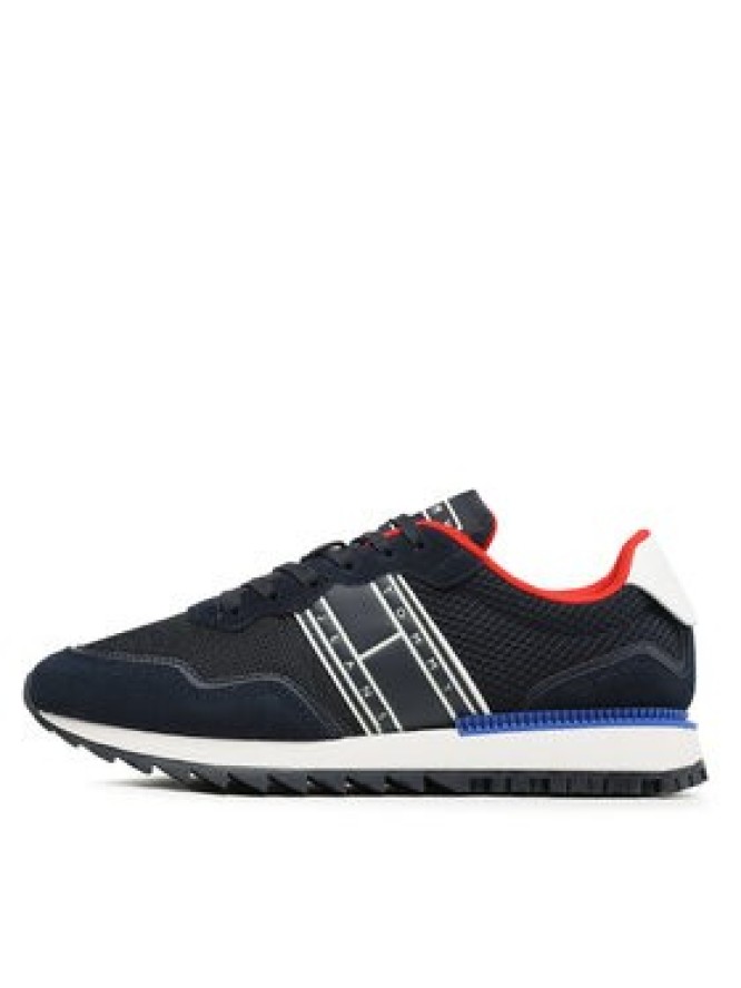 Tommy Jeans Sneakersy Tjm Retro Runner EM0EM01223 Granatowy