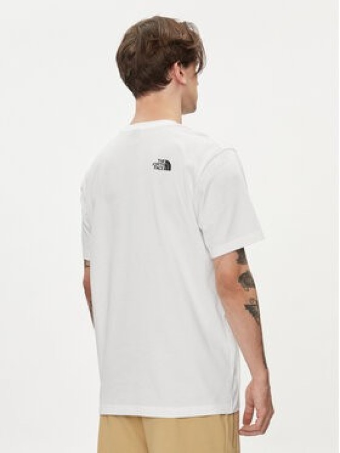 The North Face T-Shirt Simple Dome NF0A87NG Biały Regular Fit