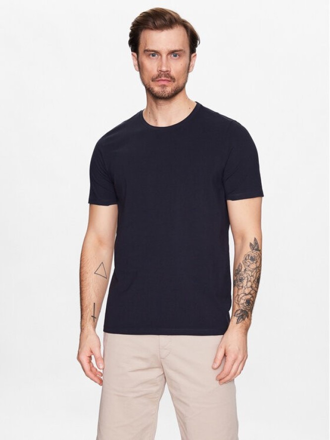 Oscar Jacobson T-Shirt Kyran 6789 3815 Granatowy Regular Fit