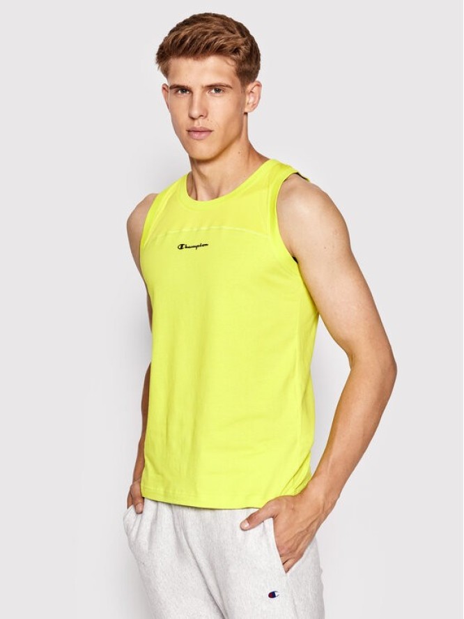 Champion Tank top 217134 Żółty Athletic Fit