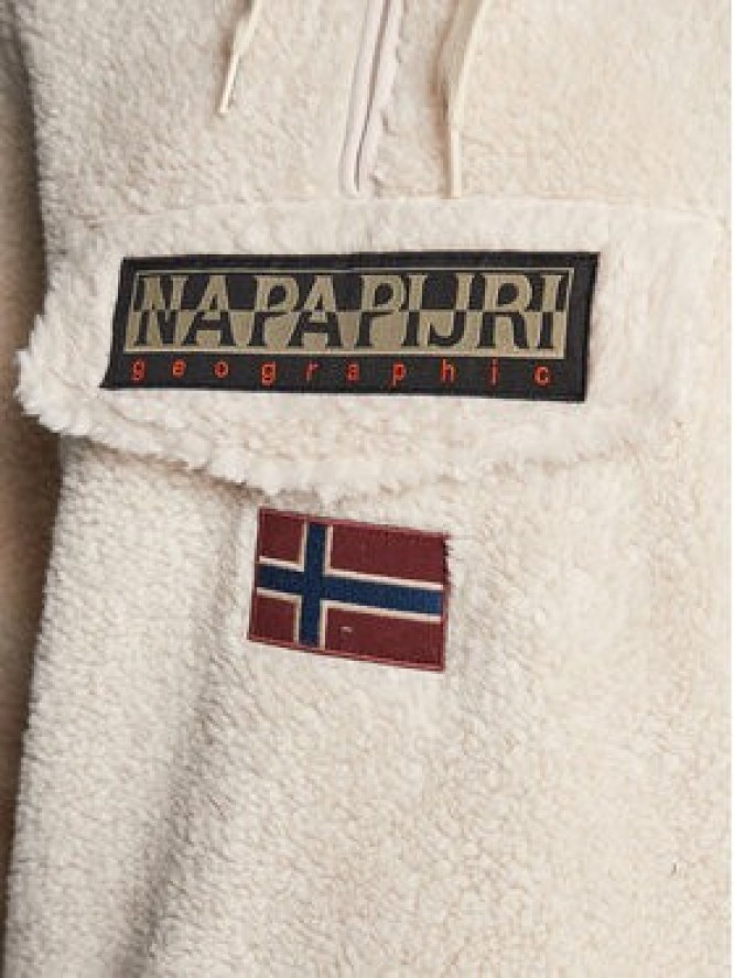 Napapijri Polar Burgee NP0A4GJ3 Écru Regular Fit