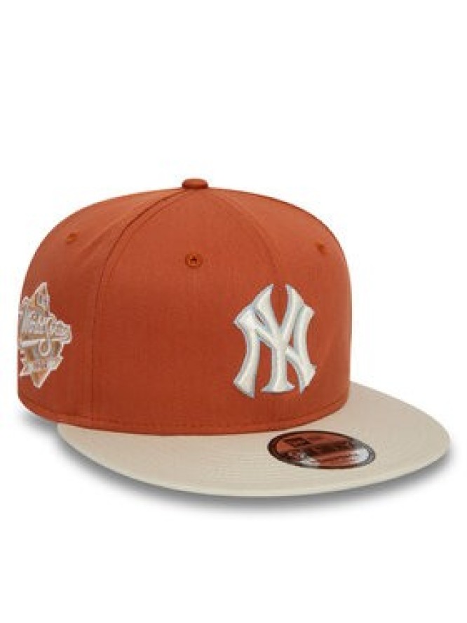 New Era Czapka z daszkiem Mlb Patch 950 Nyy 60503481 Brązowy