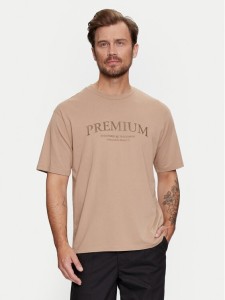 Jack&Jones T-Shirt Jprbluwinston 12255611 Brązowy Regular Fit