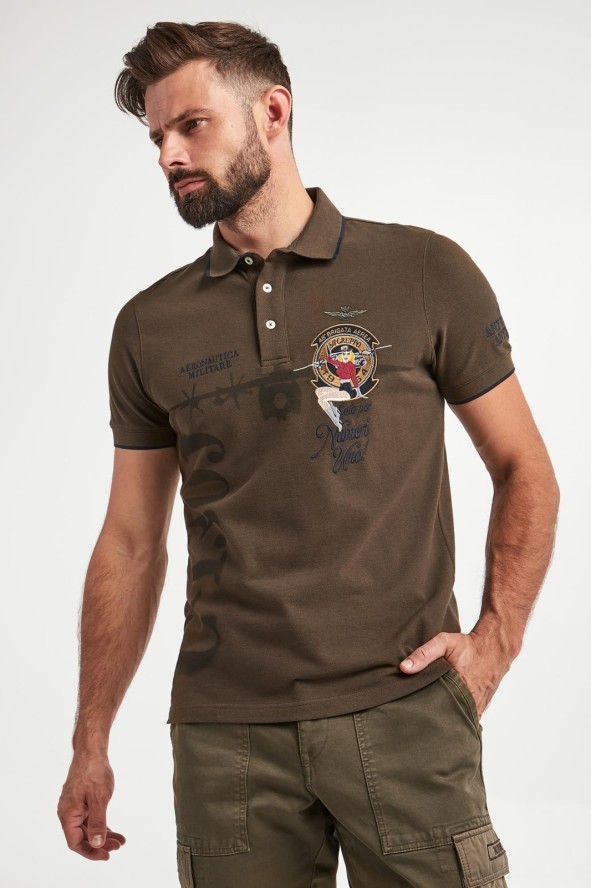 Polo męskie AERONAUTICA MILITARE