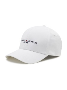 Tommy Hilfiger Czapka z daszkiem Th Established Cap AM0AM07352 Biały