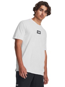 T-shirt męski Under Armour UA ELEVATED CORE WASH SS - biała