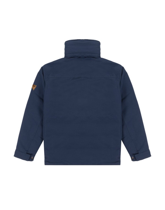 WRANGLER BODYGUARD JACKET MĘSKA KURTKA ZIMOWA Z KAPTUREM CIEPŁA NAVY W40BWW114