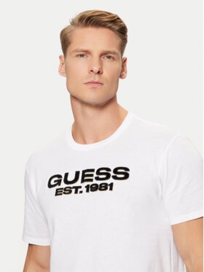 Guess T-Shirt M5RI50 K9RM1 Biały Regular Fit