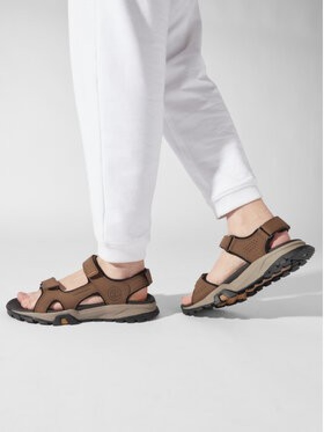 Timberland Sandały Lincoln Peak Strap Sandal TB0A5T489681 Brązowy