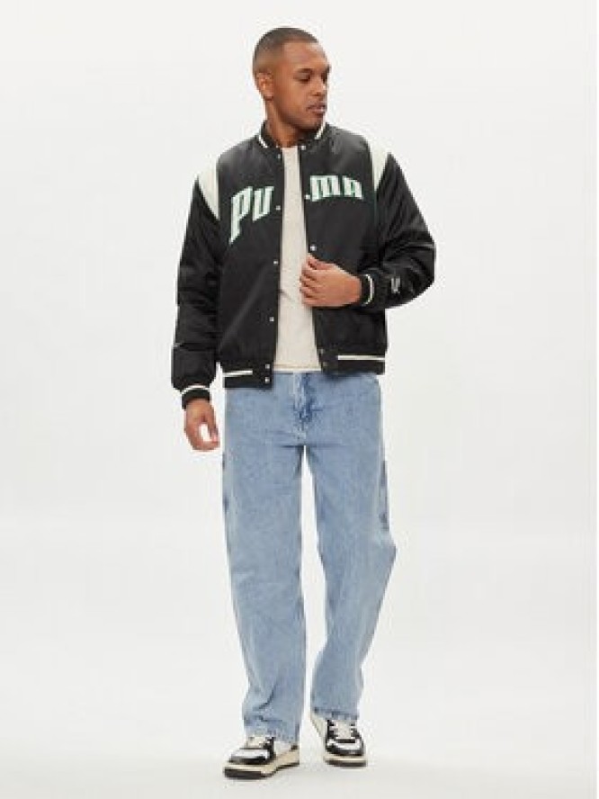 Puma Kurtka bomber Varsity 623691 Czarny Oversize