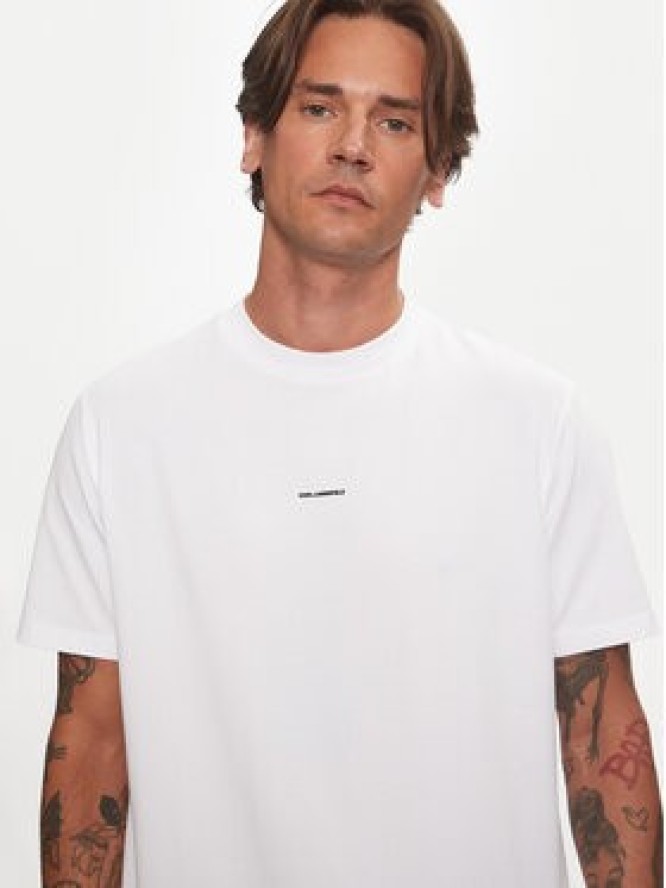 KARL LAGERFELD T-Shirt 755053 544221 Biały Regular Fit