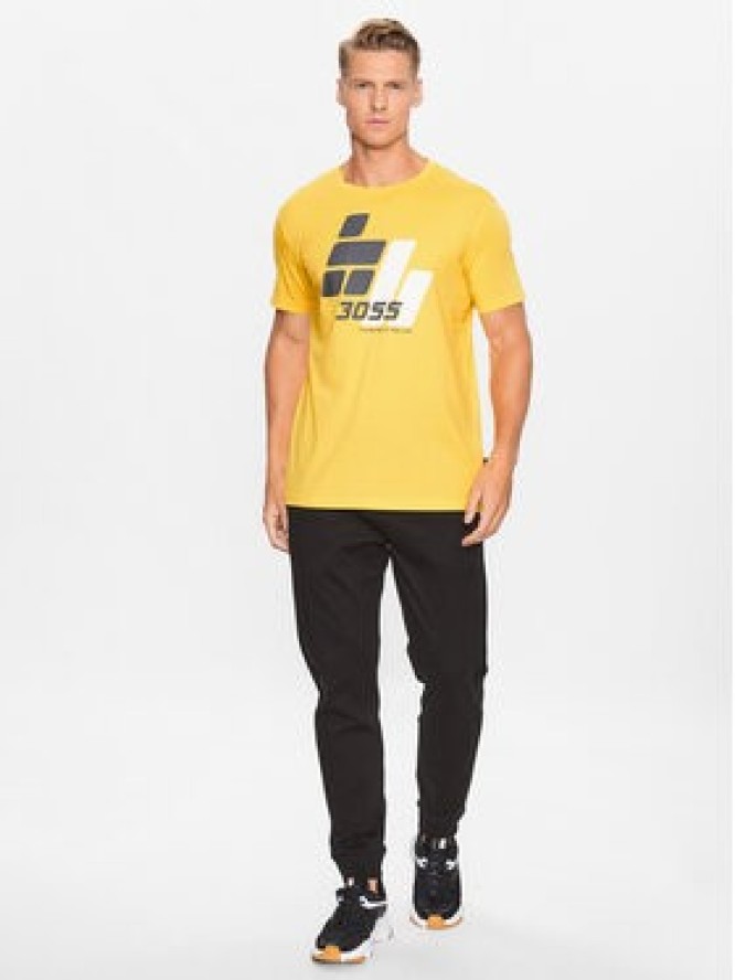 Boss T-Shirt 50495700 Żółty Regular Fit