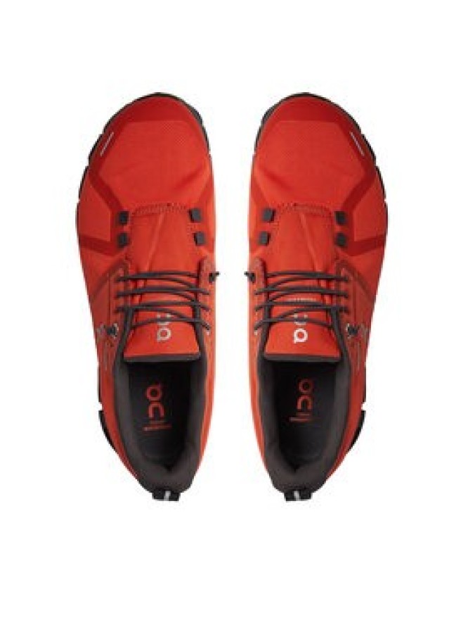 On Sneakersy Cloud 5 Waterproof 5998144 Pomarańczowy