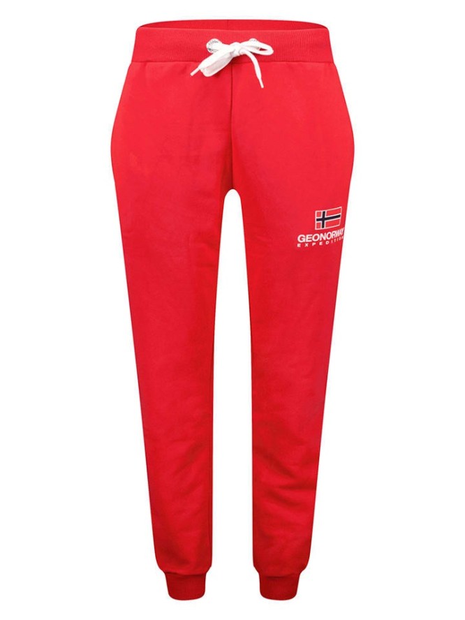 Geographical Norway Spodnie dresowe "Max" w kolorze czerwonym rozmiar: XL