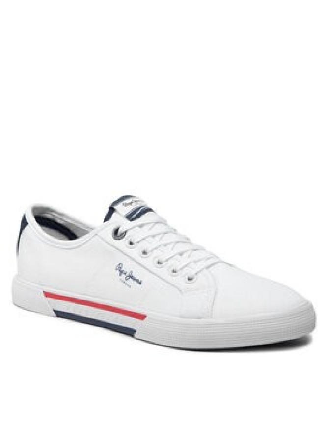 Pepe Jeans Tenisówki Brady Basic PMS30816 Biały