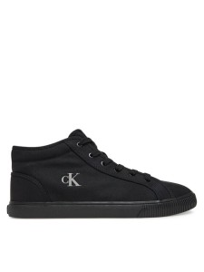 Calvin Klein Jeans Sneakersy Ess Vulc Mid Mg Canvas YM0YM01210 Czarny