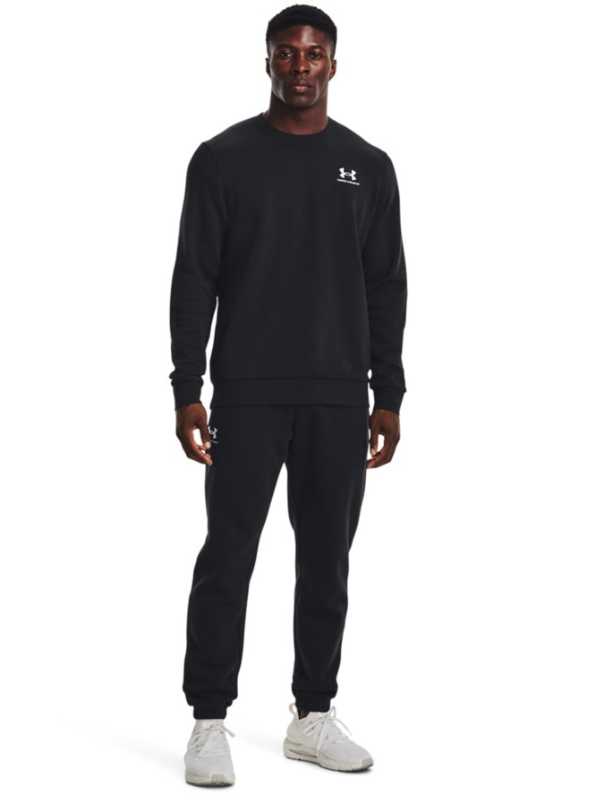 Bluza dresowa męska Under Armour UA Essential Fleece Crew - czarna