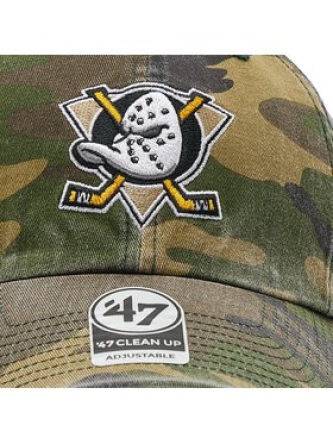 47 Brand Czapka z daszkiem Anaheim Ducks H-CARGN25GWS-CM Zielony