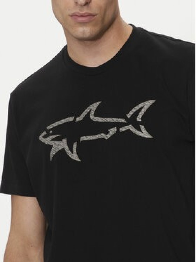 Paul&Shark T-Shirt 14311653 Czarny Regular Fit