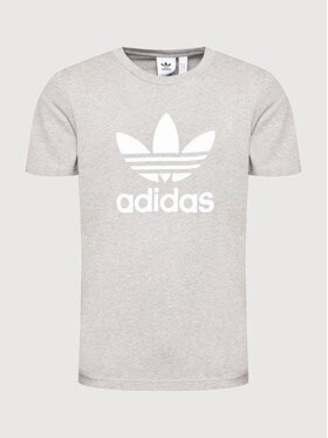 adidas T-Shirt adicolor Classics Trefoil H06643 Szary Regular Fit