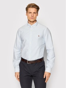 Polo Ralph Lauren Koszula Core Replen 710549084 Niebieski Slim Fit