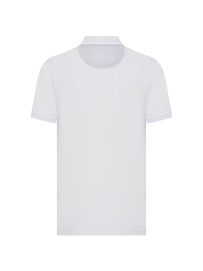 Denim Culture Koszulka polo w kolorze białym rozmiar: S