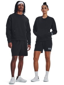 Bluza dresowa uniseks Under Armour UA SUMMIT KNIT CREW - czarna