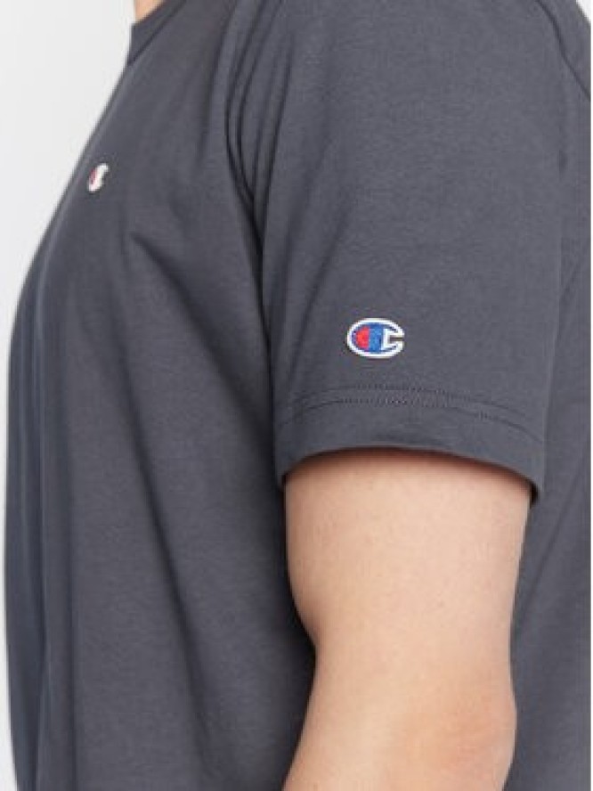 Champion T-Shirt Basic C Logo 216545 Niebieski Custom Fit