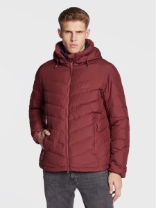 Jack Wolfskin Kurtka puchowa Fairmont 1203591 Bordowy Regular Fit