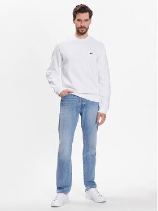 Lacoste Bluza SH9608 Biały Regular Fit