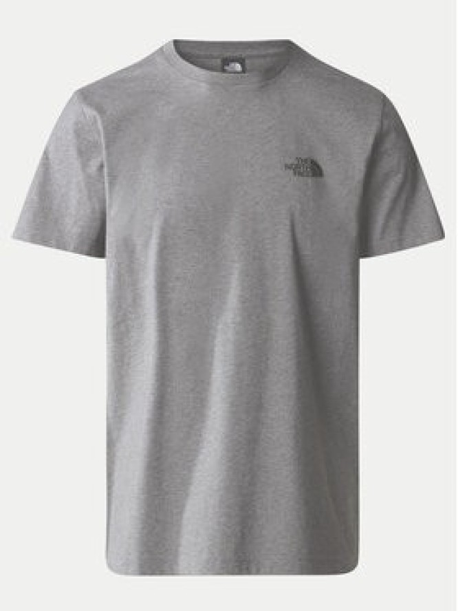 The North Face T-Shirt Simple Dome NF0A87NG Szary Regular Fit