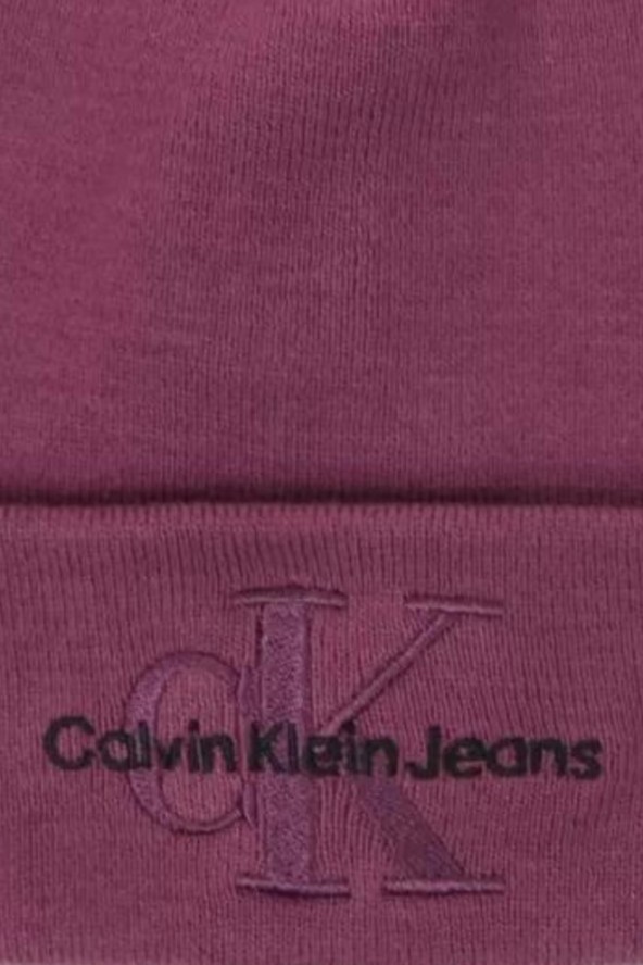 CALVIN KLEIN Fioletowa czapka