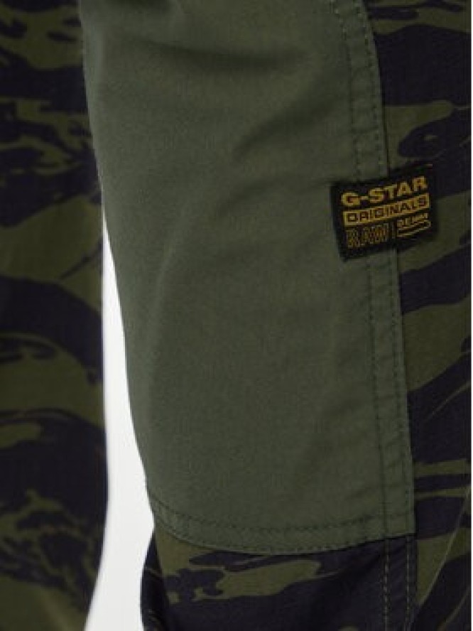G-Star Raw Spodnie materiałowe 3D Cargo 2.0 D24308-D386-G393 Zielony Tapered Fit
