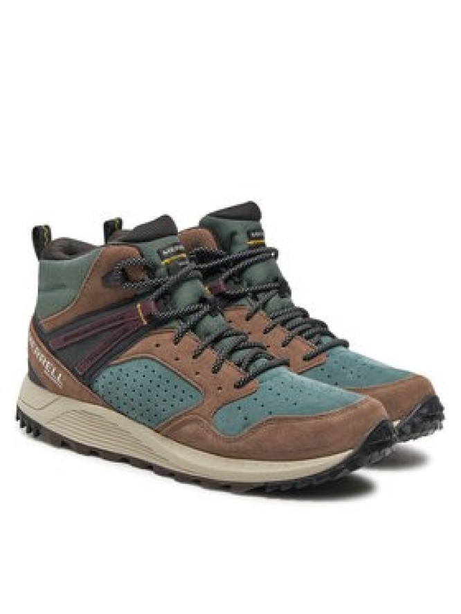 Merrell Sneakersy Wildwood Mid Ltr Wp J068031 Zielony